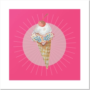 Yummy Ice Cream Posters and Art